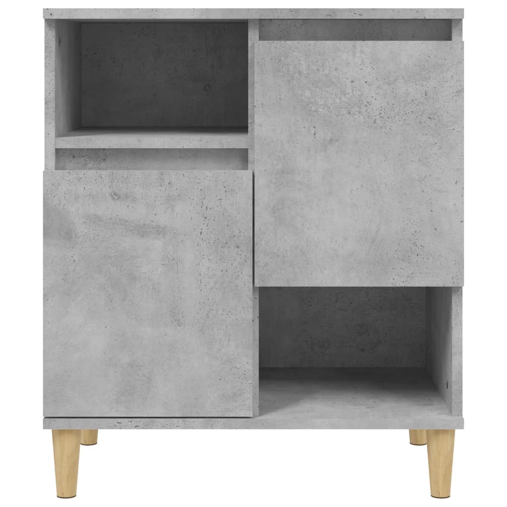 Sideboards 2 pcs Concrete Grey 60x35x70 cm Engineered Wood