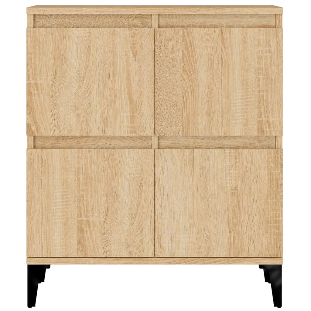 Sideboards 2 pcs Sonoma Oak 60x35x70 cm Engineered Wood