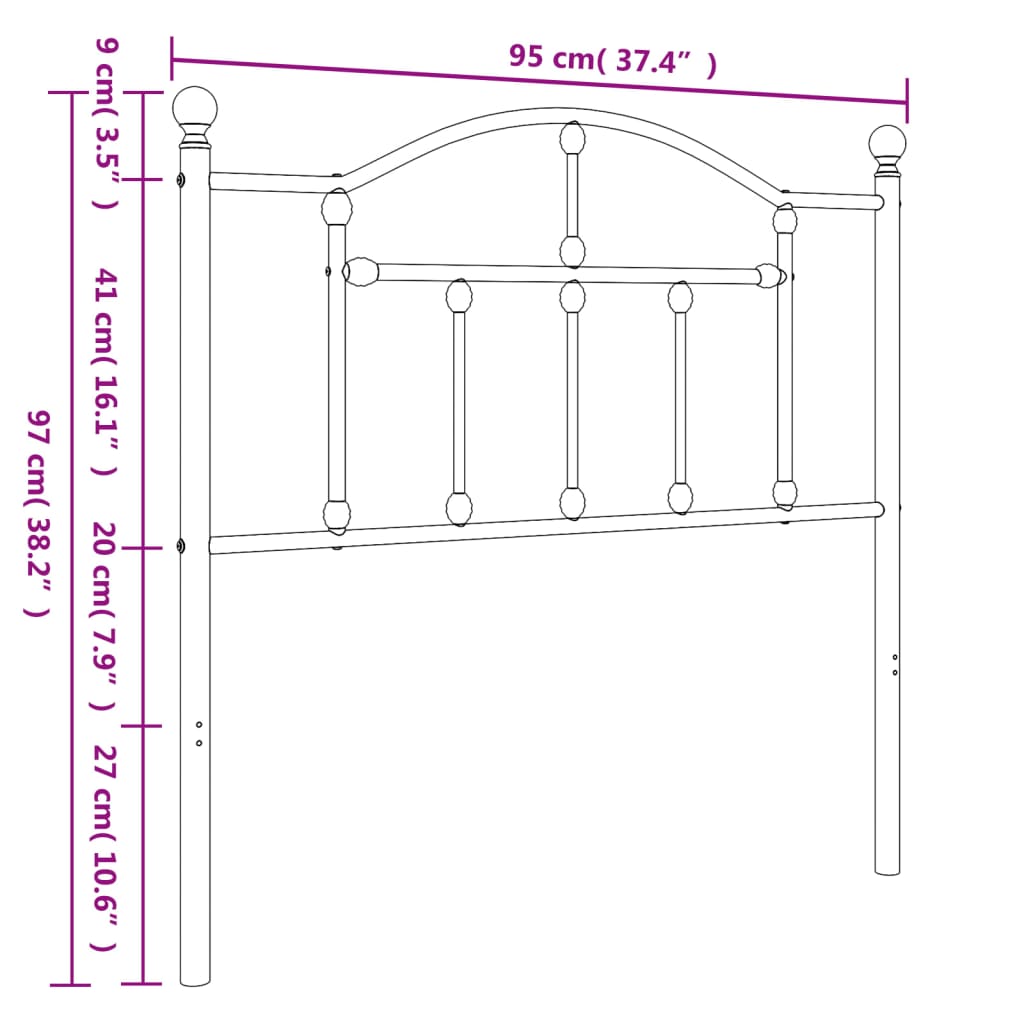 Metal Headboard