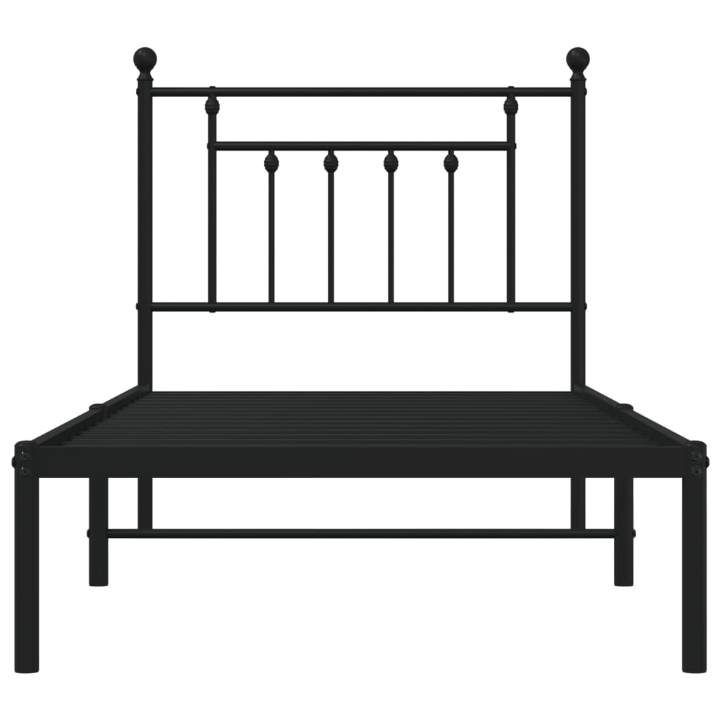 Metal Bed Frame 92X187 Cm Single Size