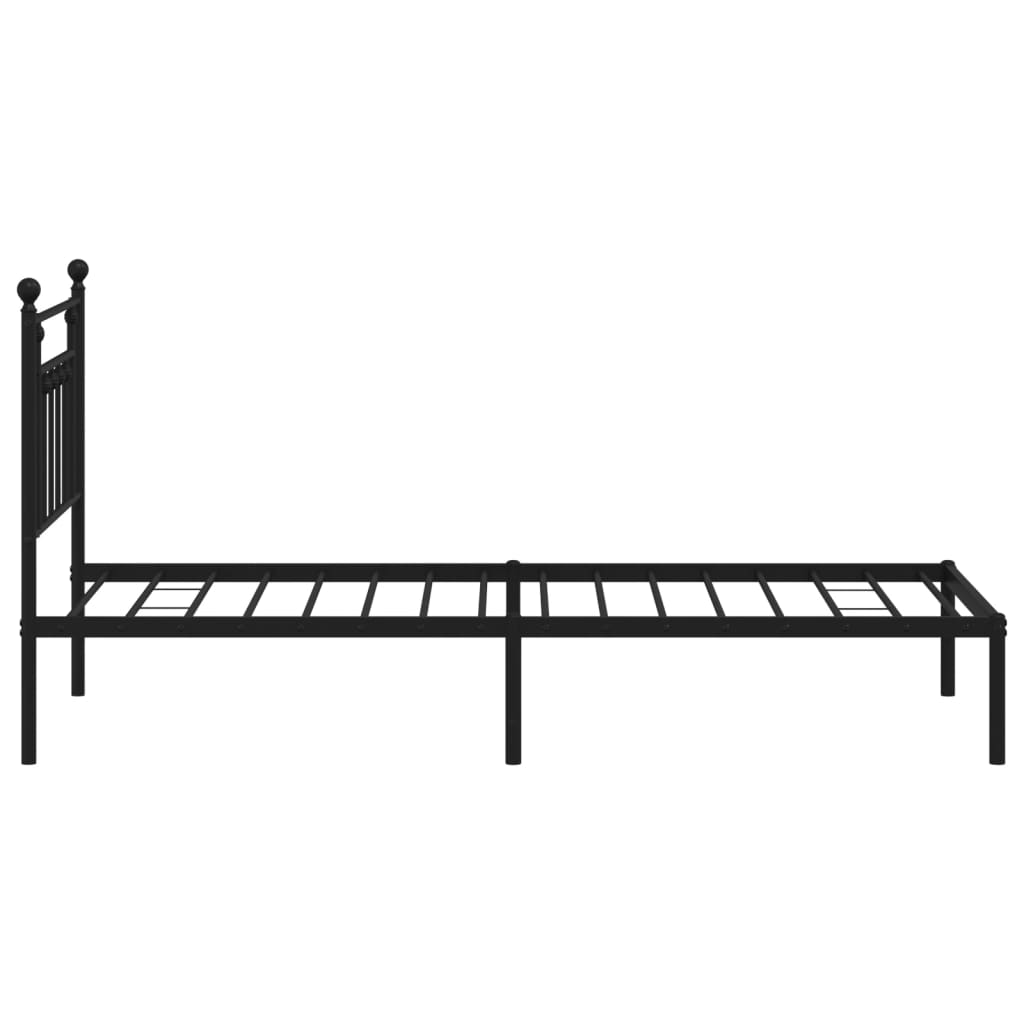 Metal Bed Frame 92X187 Cm Single Size