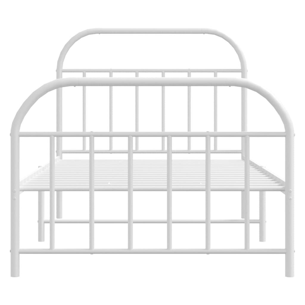 Metal Bed Frame With Headboard And Footboard