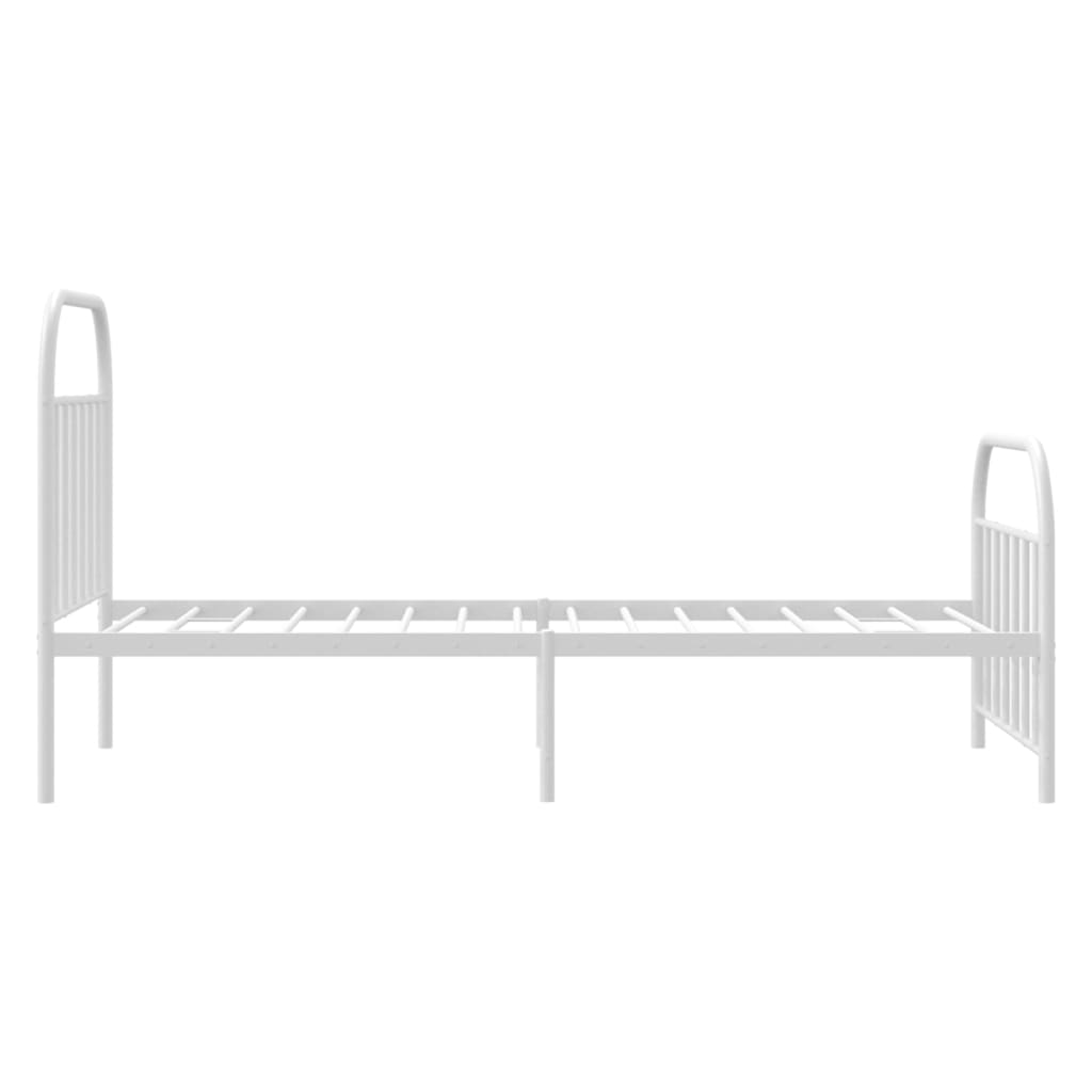 Metal Bed Frame With Headboard And Footboard