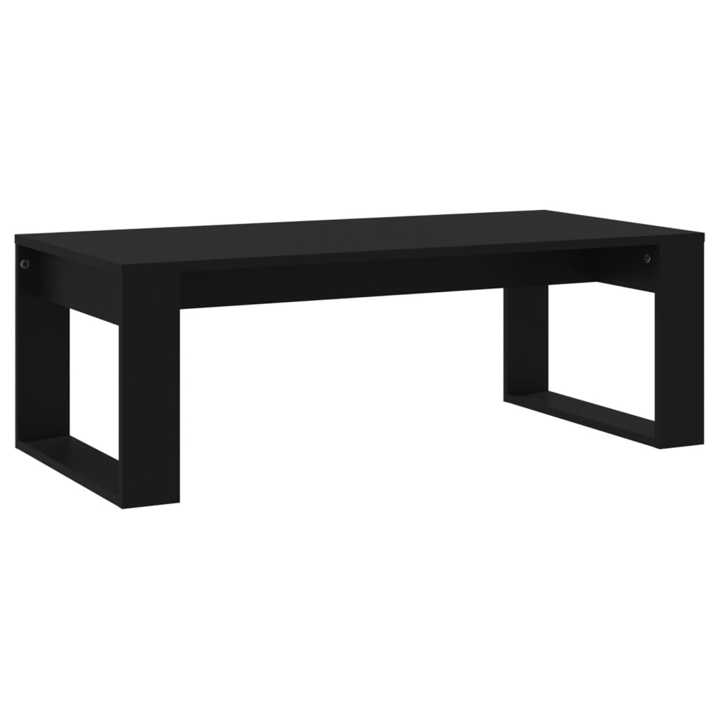 Coffee Table Black 102x50x35 cm Engineered Wood