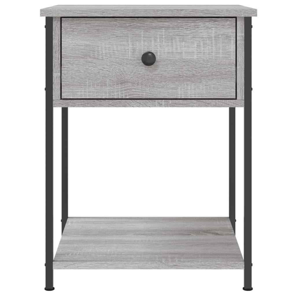 Bedside Table Grey Sonoma 44x45x58 cm Engineered Wood