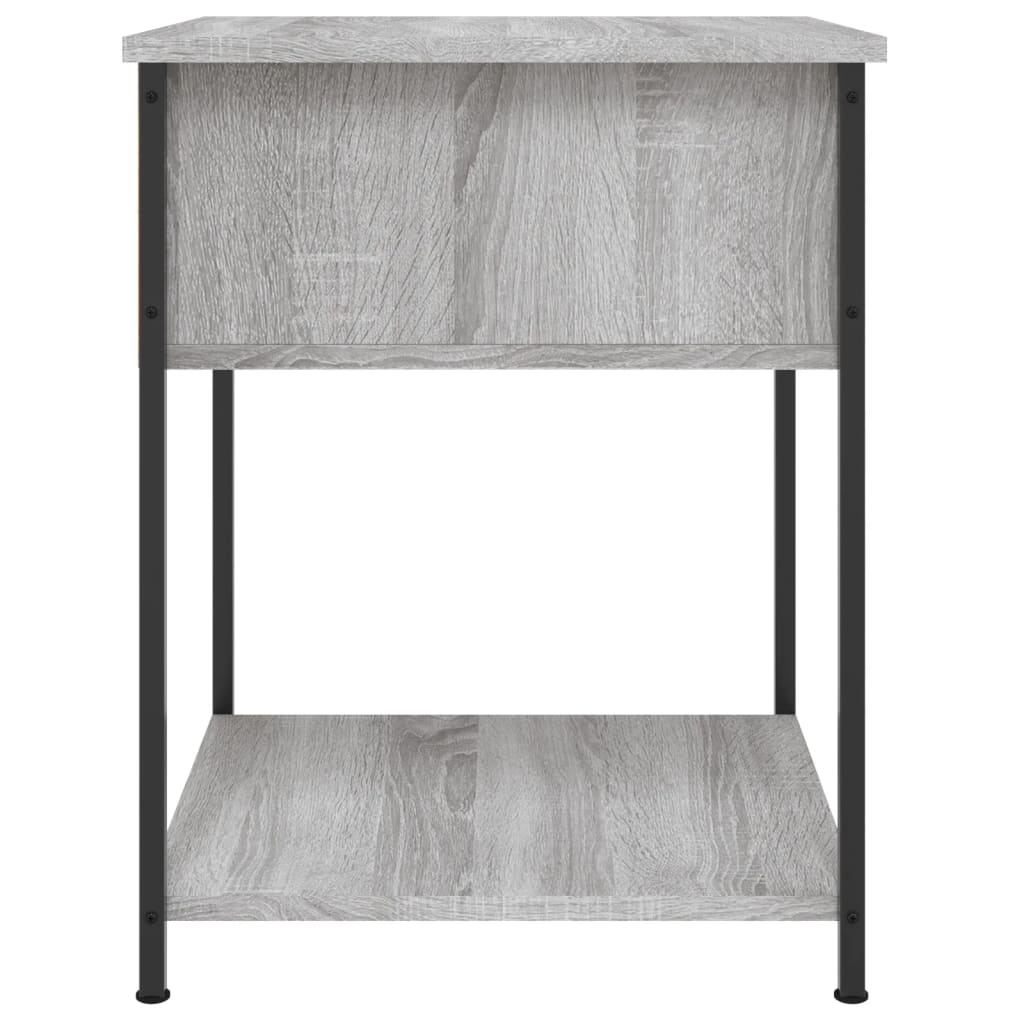 Bedside Table Grey Sonoma 44x45x58 cm Engineered Wood