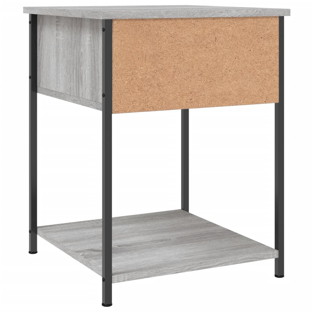 Bedside Table Grey Sonoma 44x45x58 cm Engineered Wood