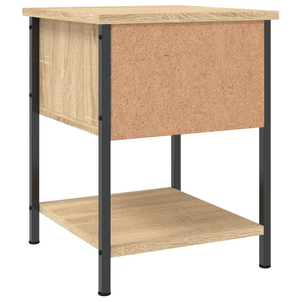 Bedside Table Sonoma Oak 34x35.5x45 cm Engineered Wood