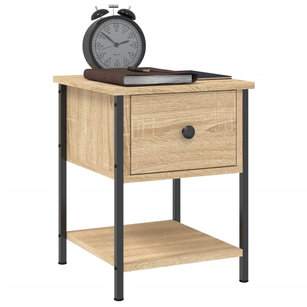 Bedside Tables 2 pcs Sonoma Oak 34x35.5x45 cm Engineered Wood