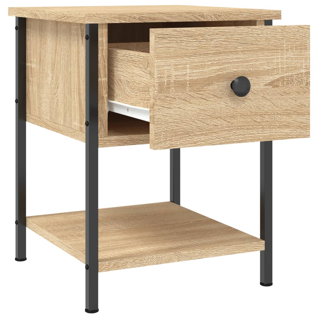 Bedside Tables 2 pcs Sonoma Oak 34x35.5x45 cm Engineered Wood