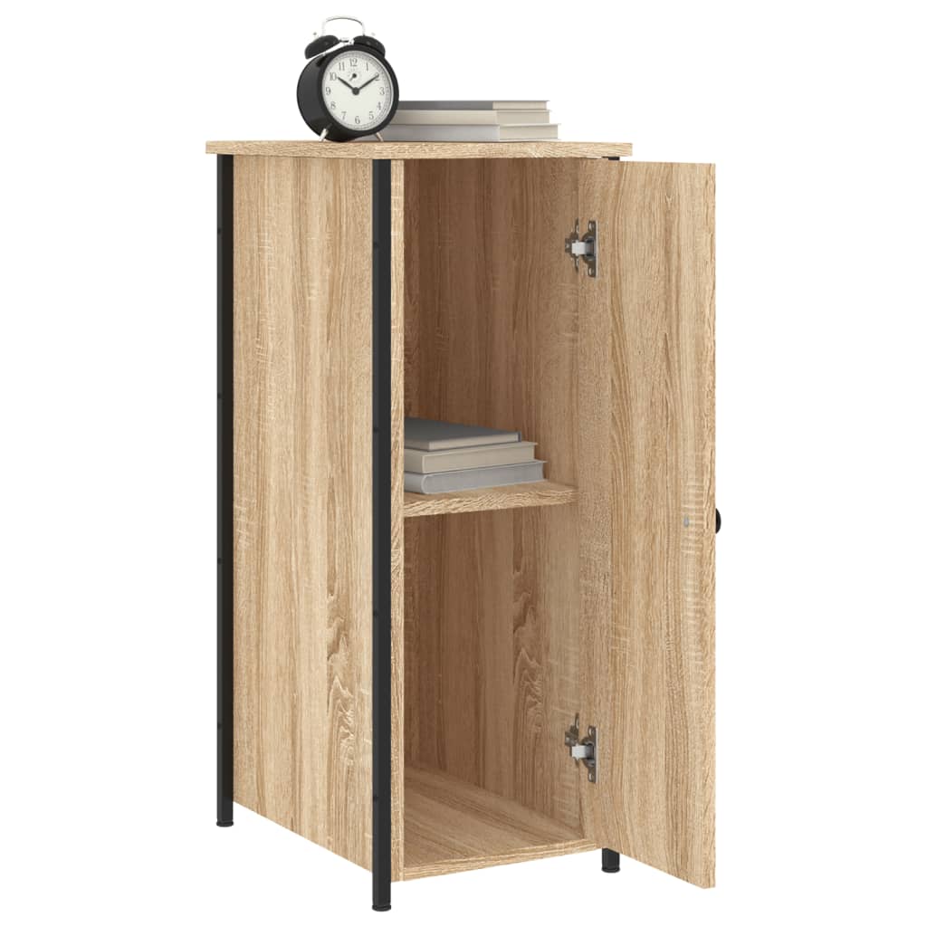 Bedside Cabinets 2 pcs Sonoma Oak 32x42x80 cm Engineered Wood