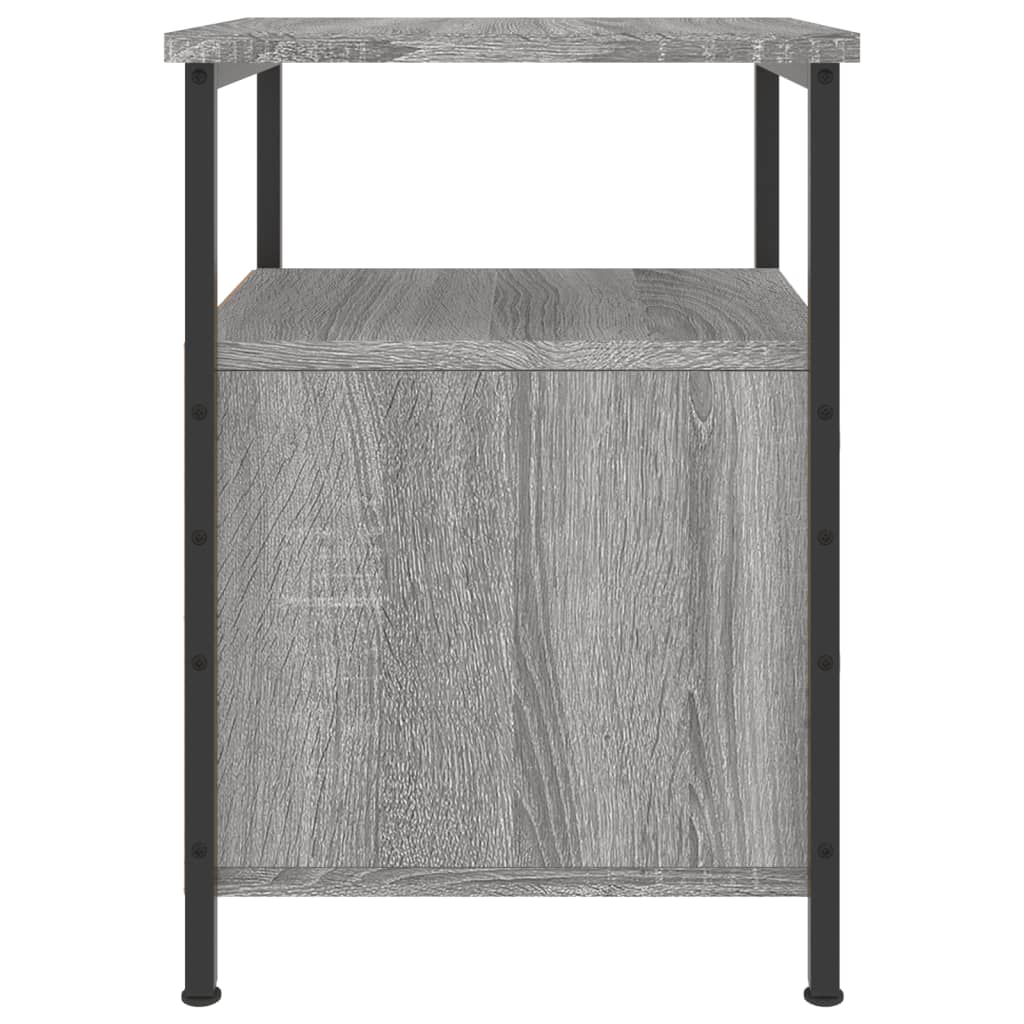 Bedside Cabinet Grey Sonoma 34x35.5x50 cm Engineered Wood