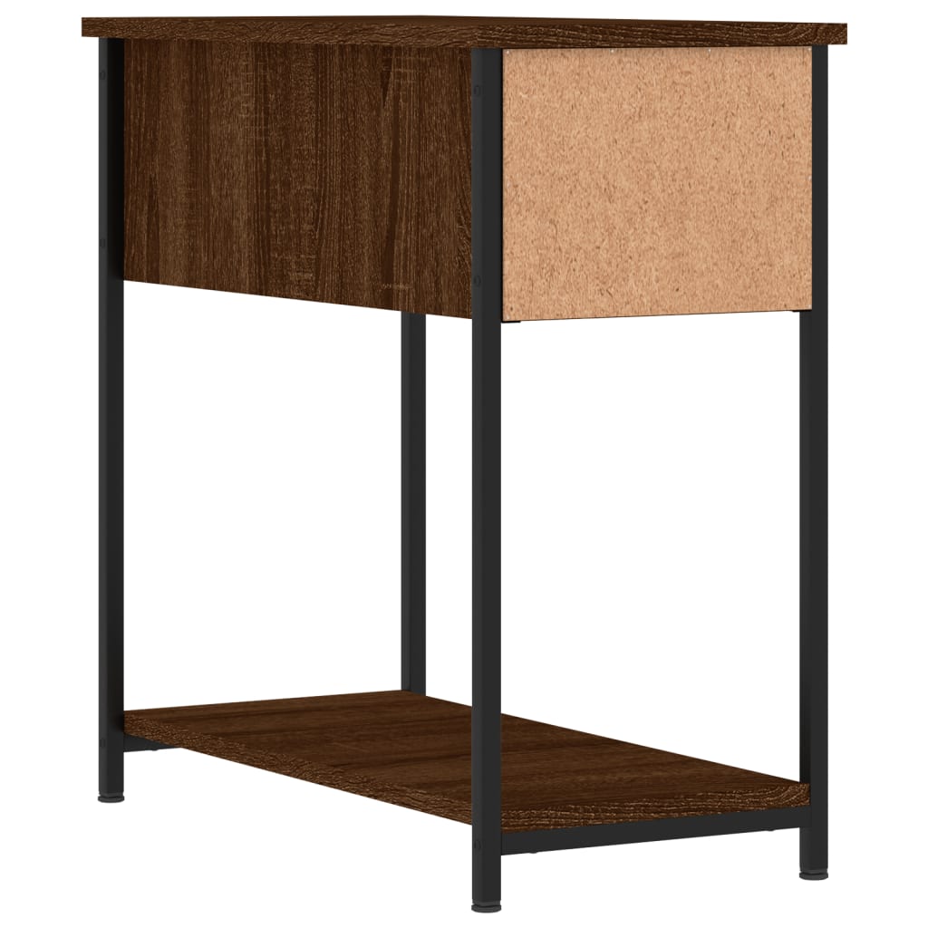 Bedside Cabinets 2 pcs Brown Oak 30x60x60 cm Engineered Wood