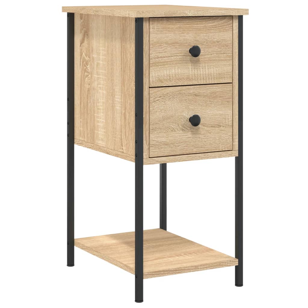 Bedside Cabinet Sonoma Oak 32x42x70 cm Engineered Wood