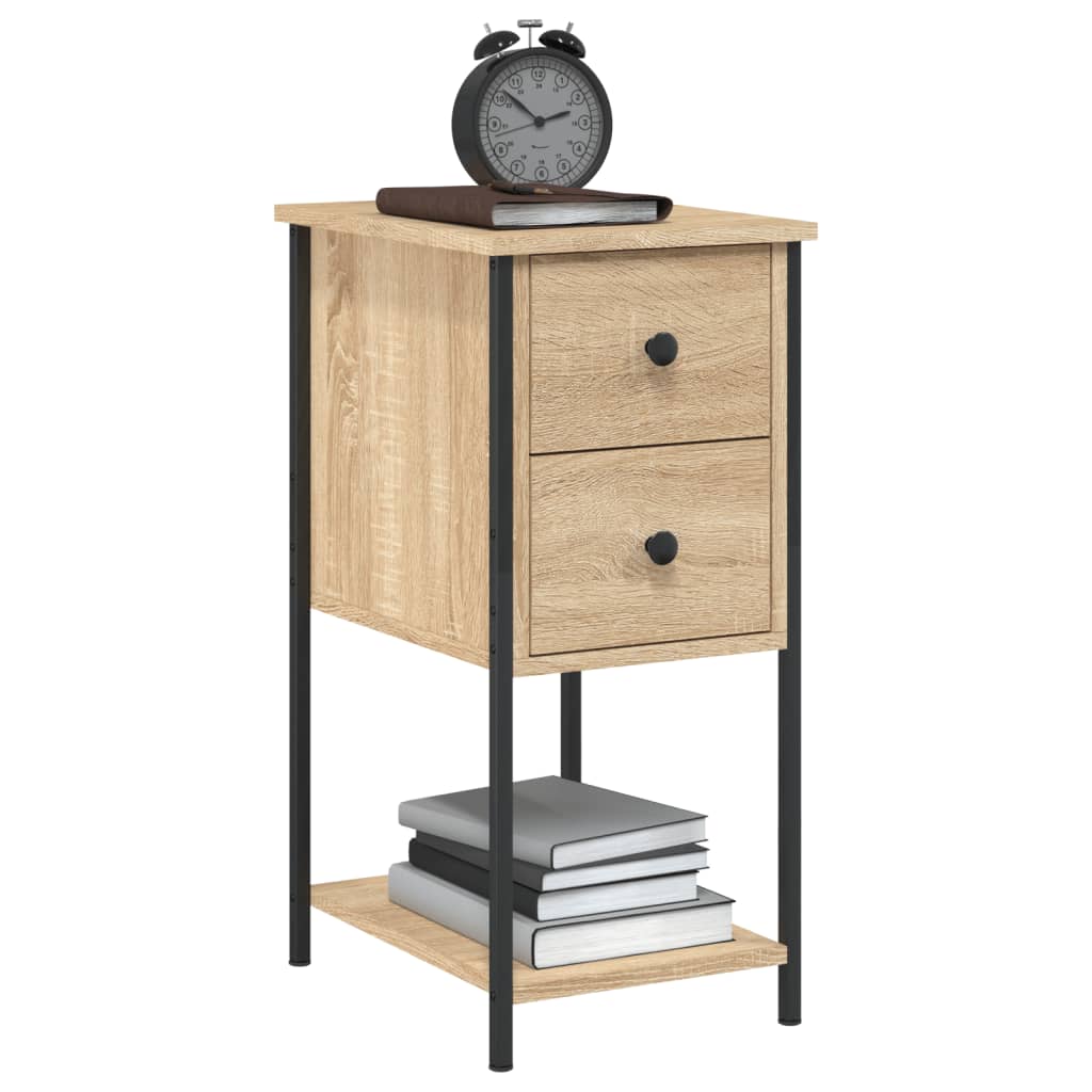 Bedside Cabinet Sonoma Oak 32x42x70 cm Engineered Wood