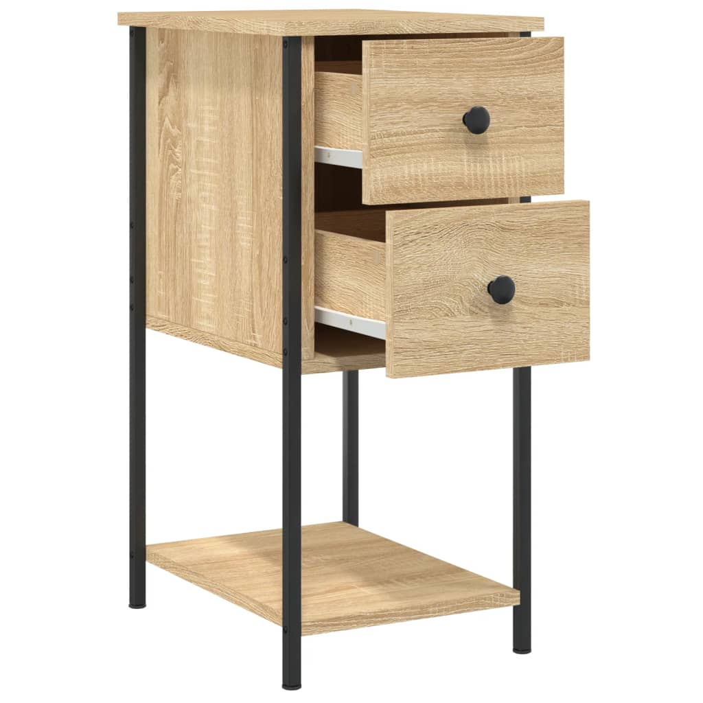 Bedside Cabinet Sonoma Oak 32x42x70 cm Engineered Wood