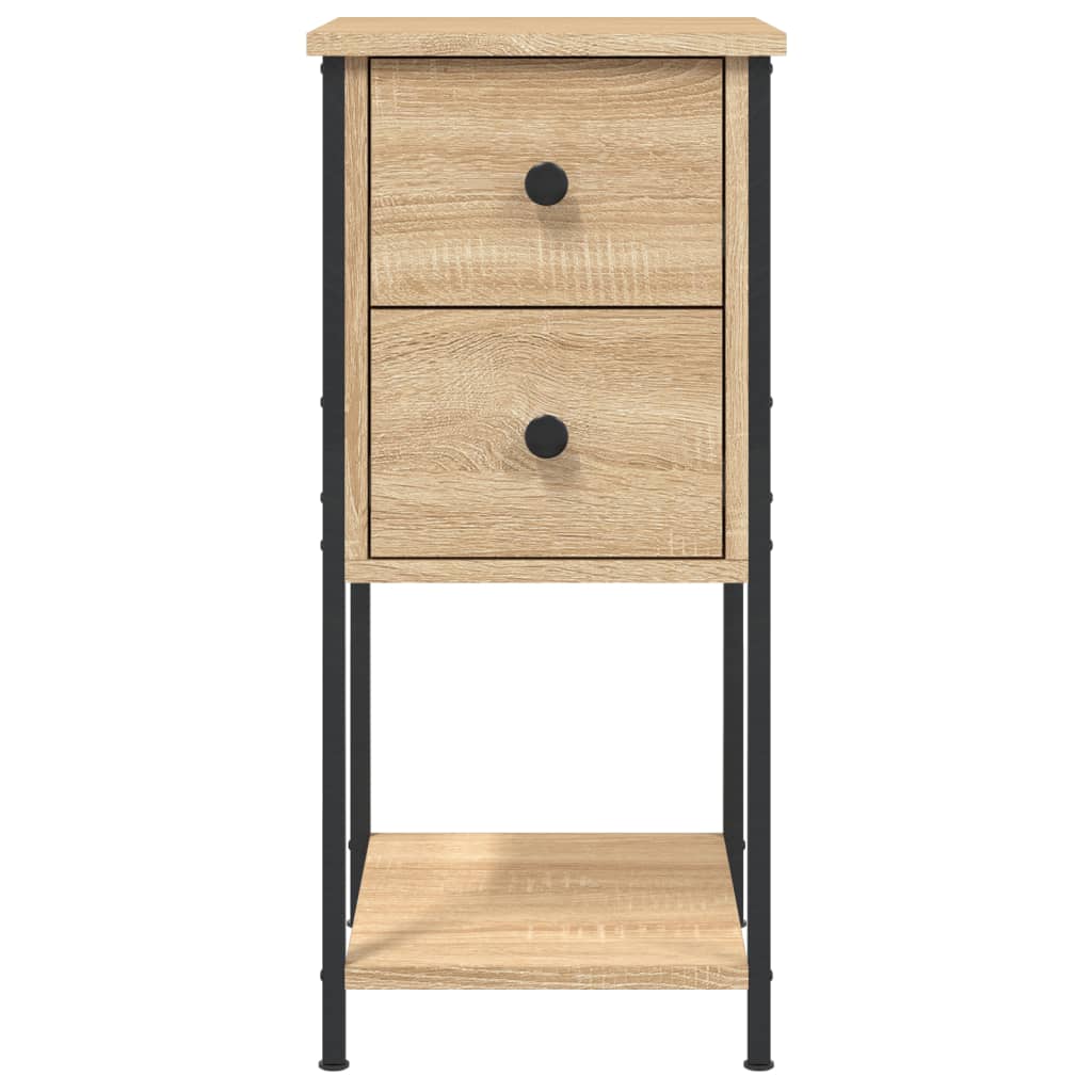 Bedside Cabinet Sonoma Oak 32x42x70 cm Engineered Wood