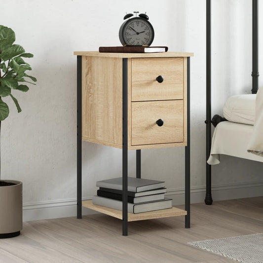 Bedside Cabinet Sonoma Oak 32x42x70 cm Engineered Wood