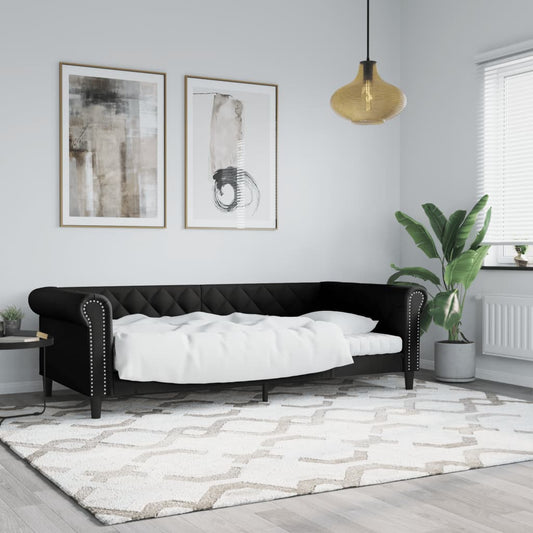 Day Bed 92X187 Cm Single Size Faux Leather