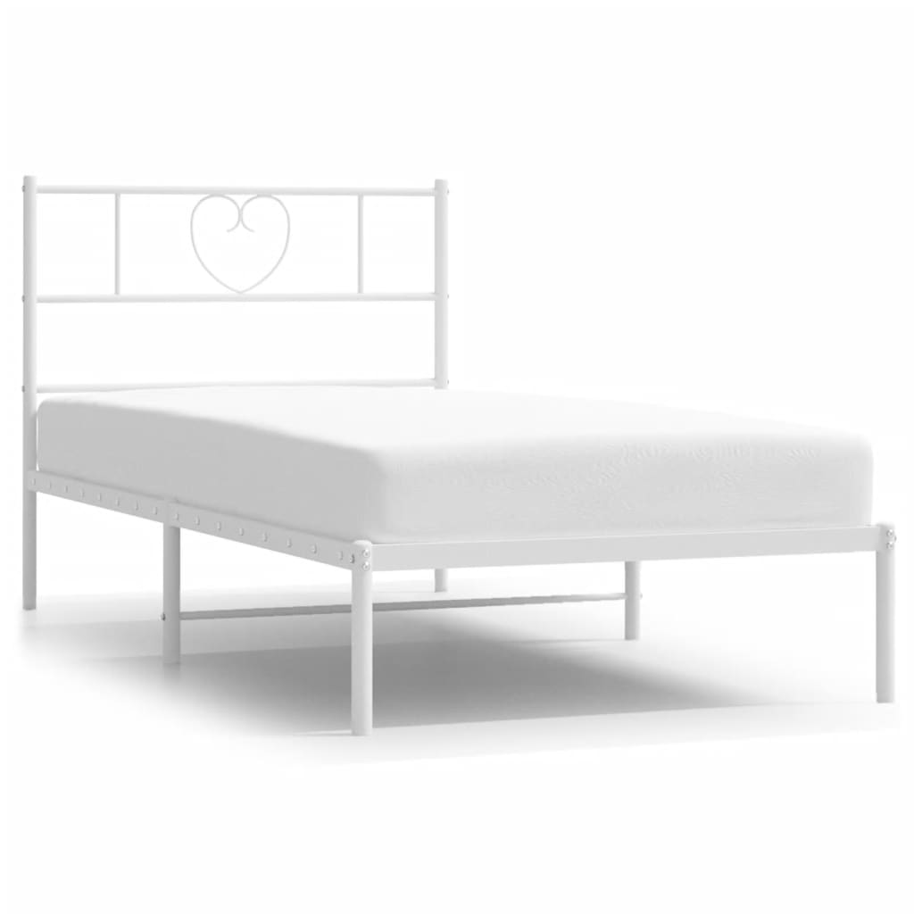 Metal Bed Frame 92X187 Cm Single Size