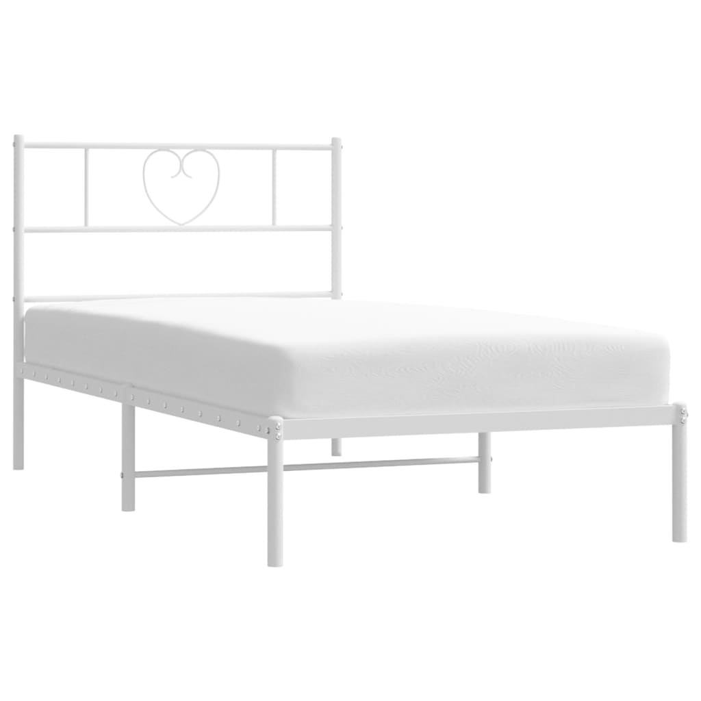 Metal Bed Frame 92X187 Cm Single Size