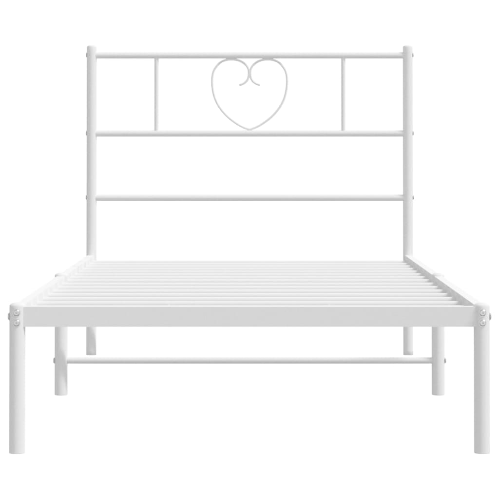 Metal Bed Frame 92X187 Cm Single Size