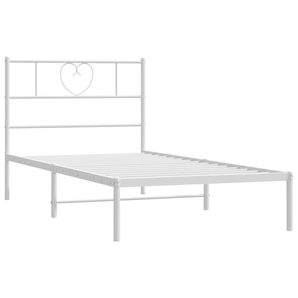 Metal Bed Frame 92X187 Cm Single Size