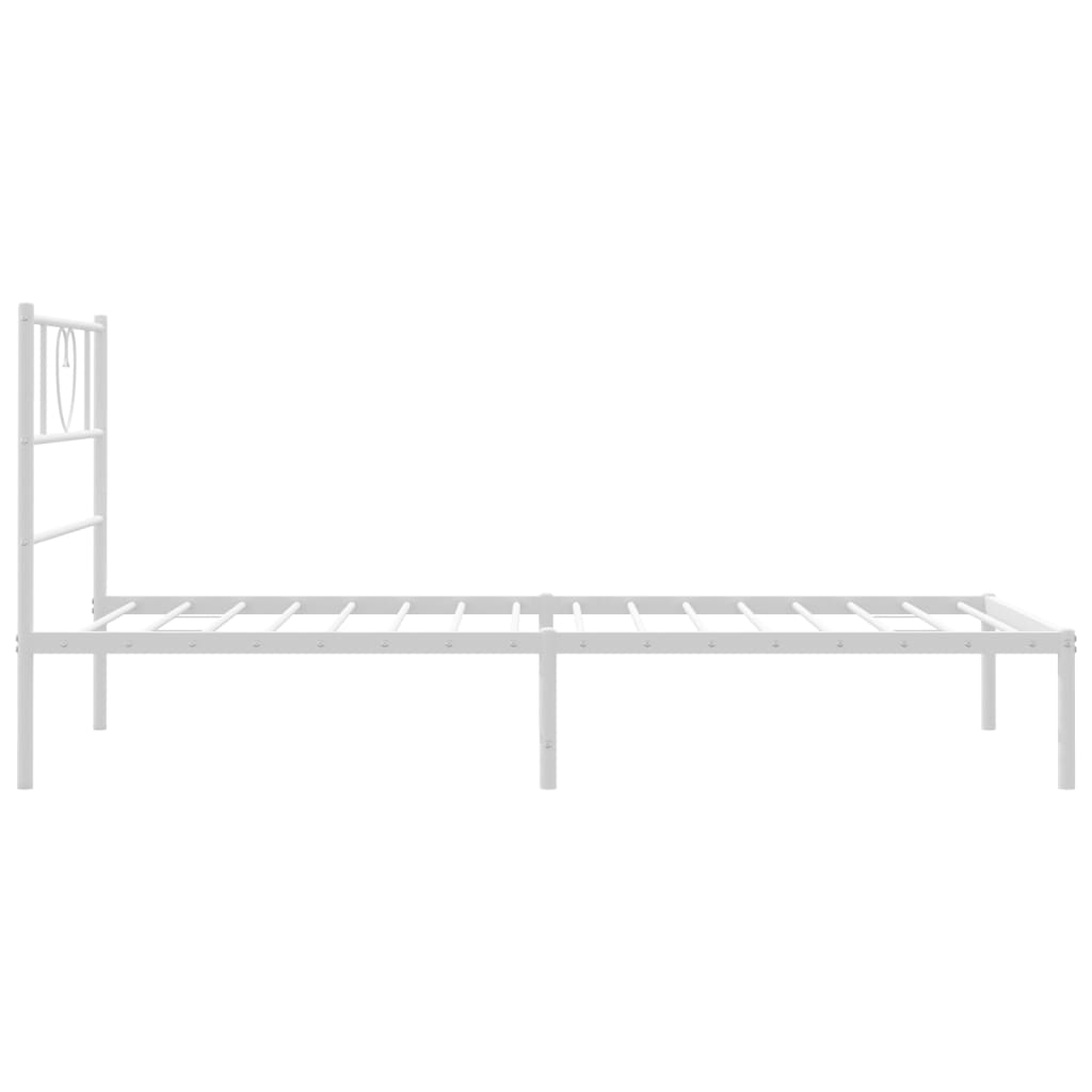 Metal Bed Frame 92X187 Cm Single Size