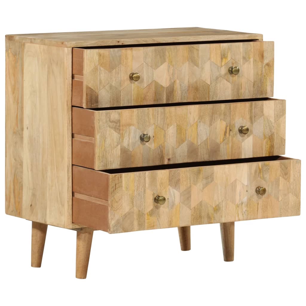 Drawer Cabinet 70x35x70 cm Solid Wood Mango