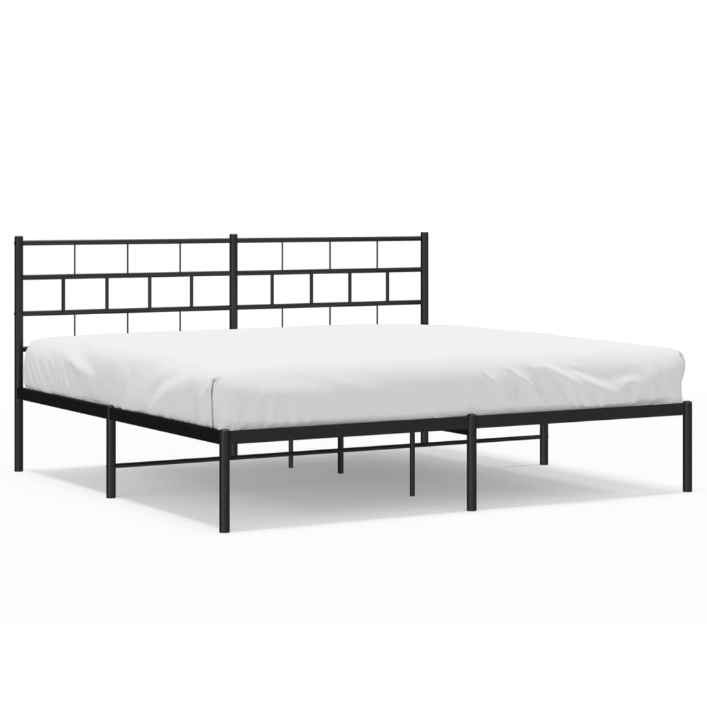 Metal Bed Frame 183X203 Cm King Size