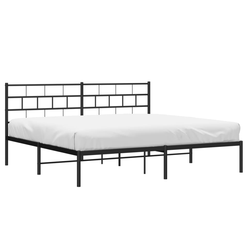 Metal Bed Frame 183X203 Cm King Size