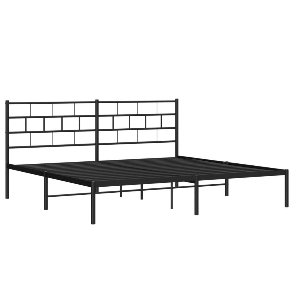 Metal Bed Frame 183X203 Cm King Size