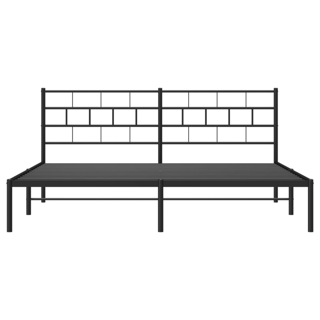 Metal Bed Frame 183X203 Cm King Size