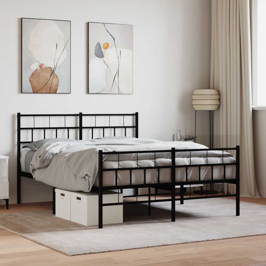 Metal Bed Frame 183X203 Cm King Size