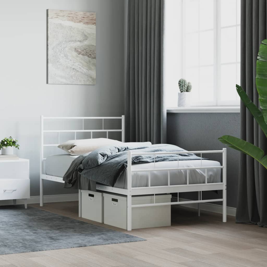 Metal Bed Frame 183X203 Cm King Size