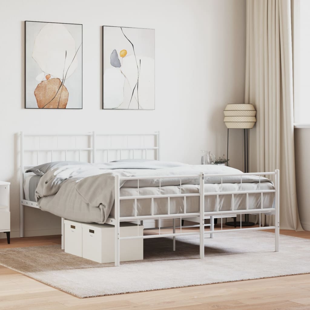 Metal Bed Frame 183X203 Cm King Size