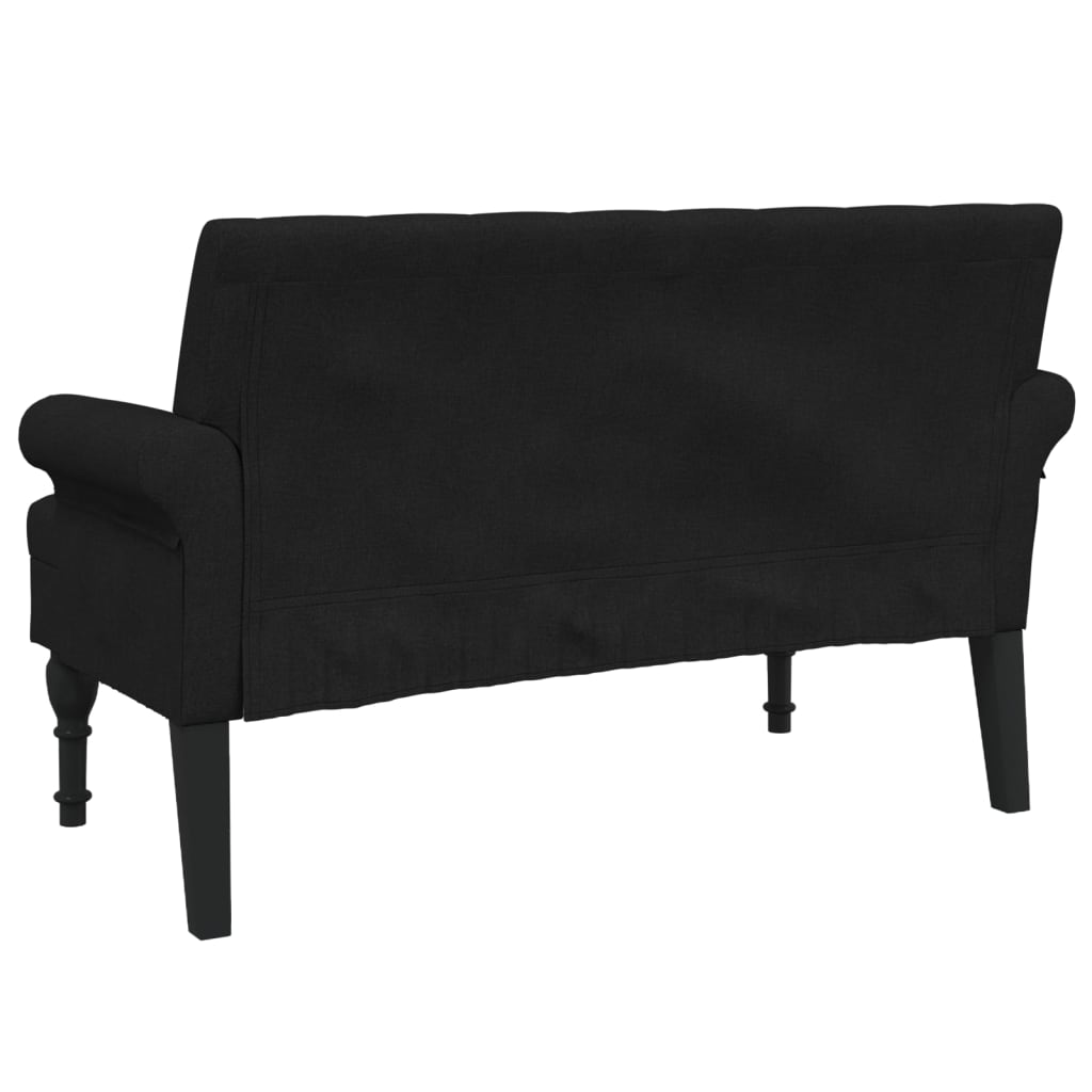 Bench With Backrest 120X62X75.5 Cm Fabric