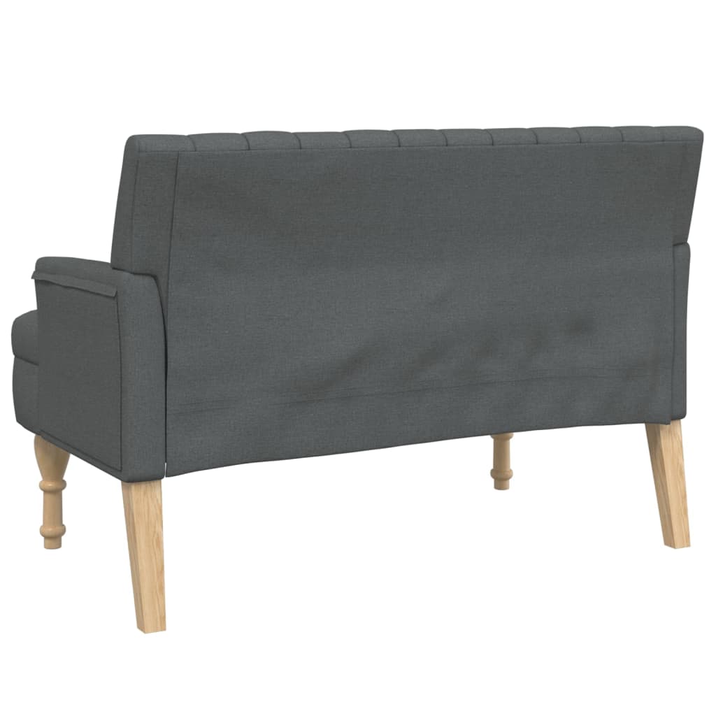 Bench With Cushions 113X64.5X75.5 Cm Fabric