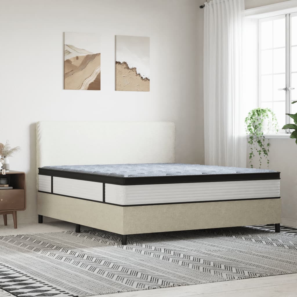 Pocket Spring Mattress Medium Plus 153x203 cm Queen Size