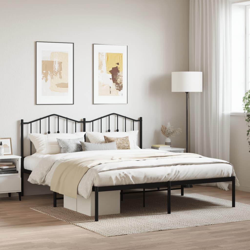 Metal Bed Frame 183X203 Cm King Size