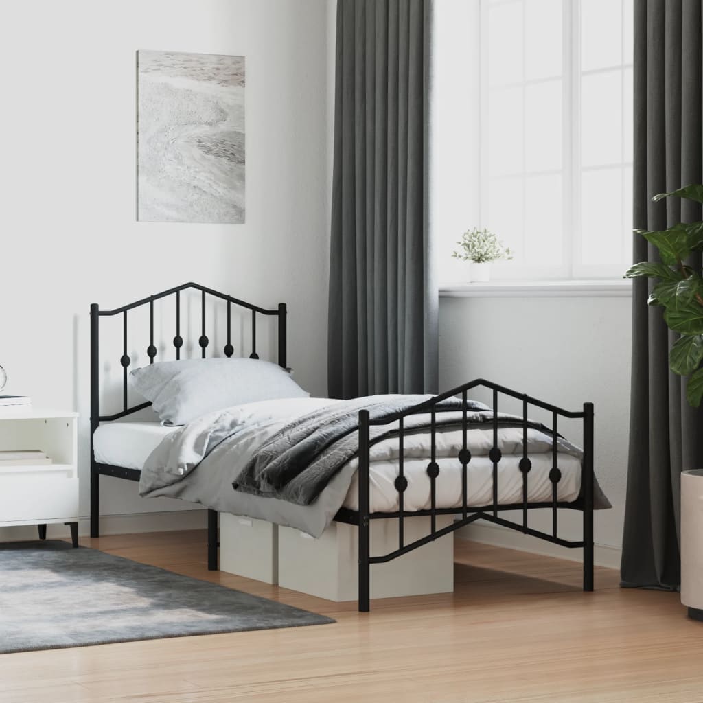 Metal Bed Frame 183X203 Cm King Size