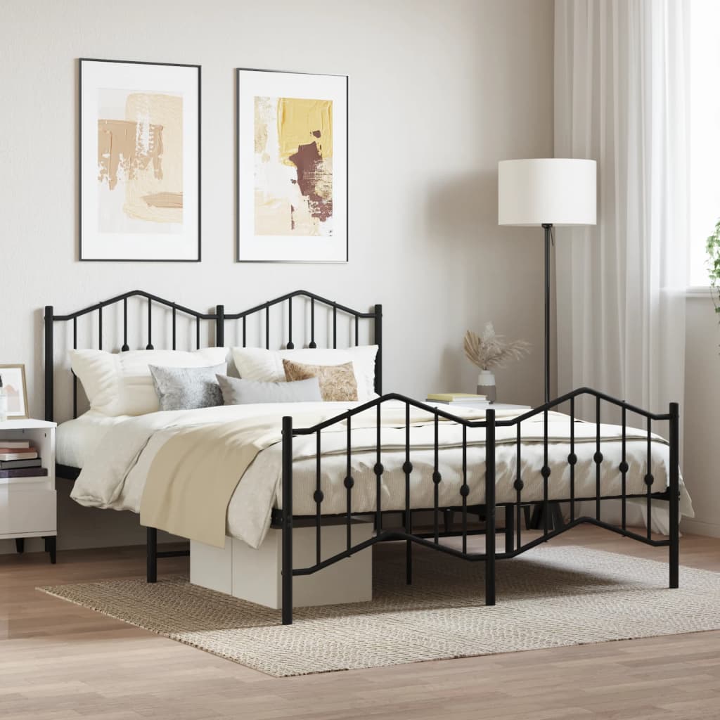 Metal Bed Frame 183X203 Cm King Size