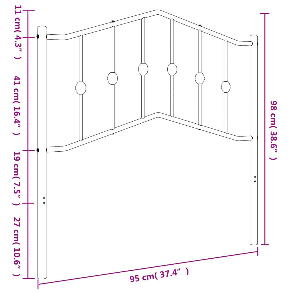 Metal Headboard