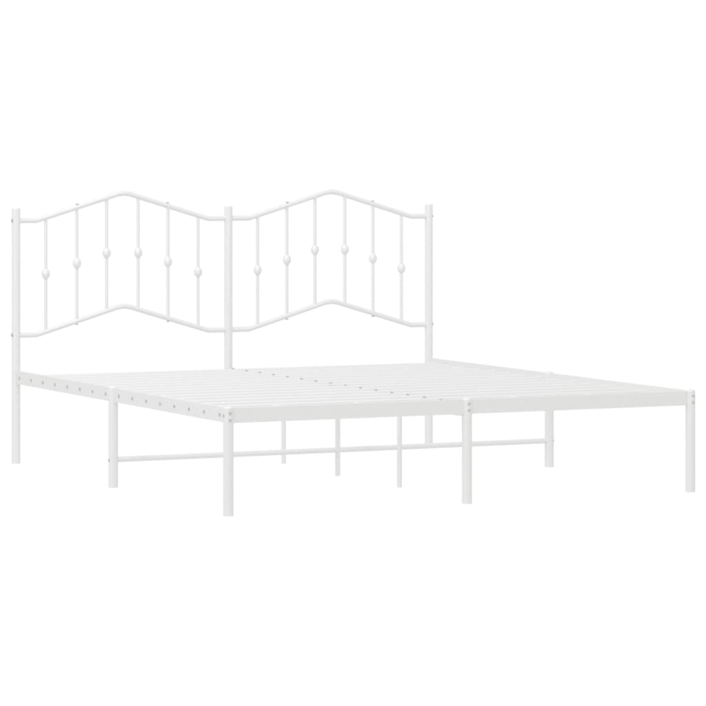 Metal Bed Frame 183X203 Cm King Size