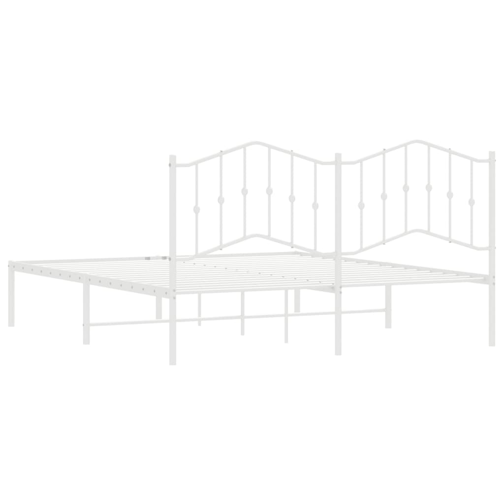 Metal Bed Frame 183X203 Cm King Size