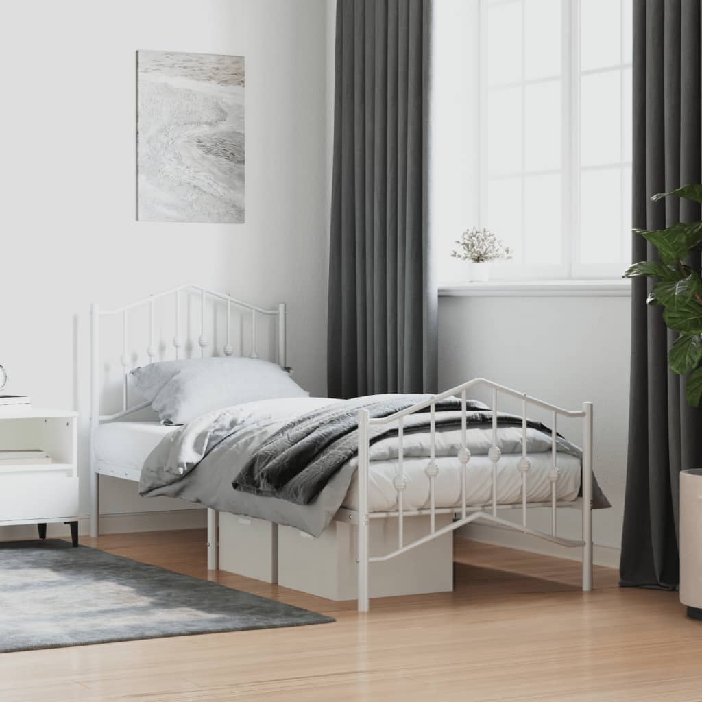 Metal Bed Frame 183X203 Cm King Size