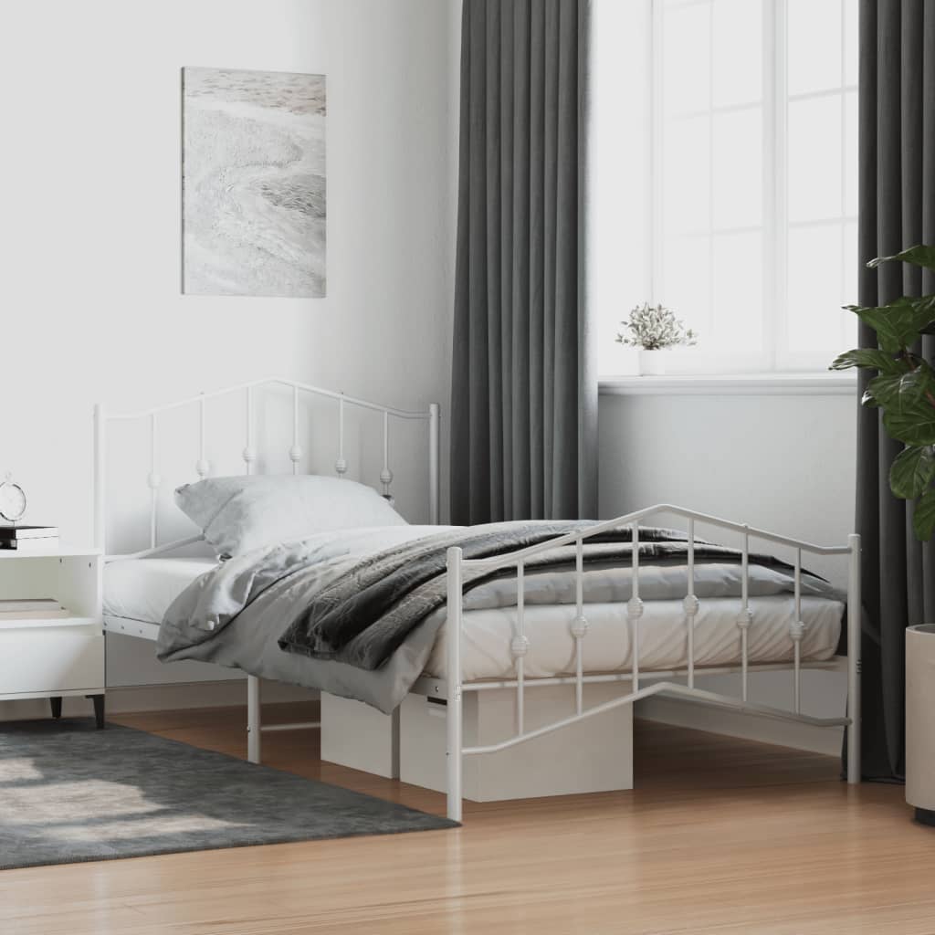 Metal Bed Frame 183X203 Cm King Size