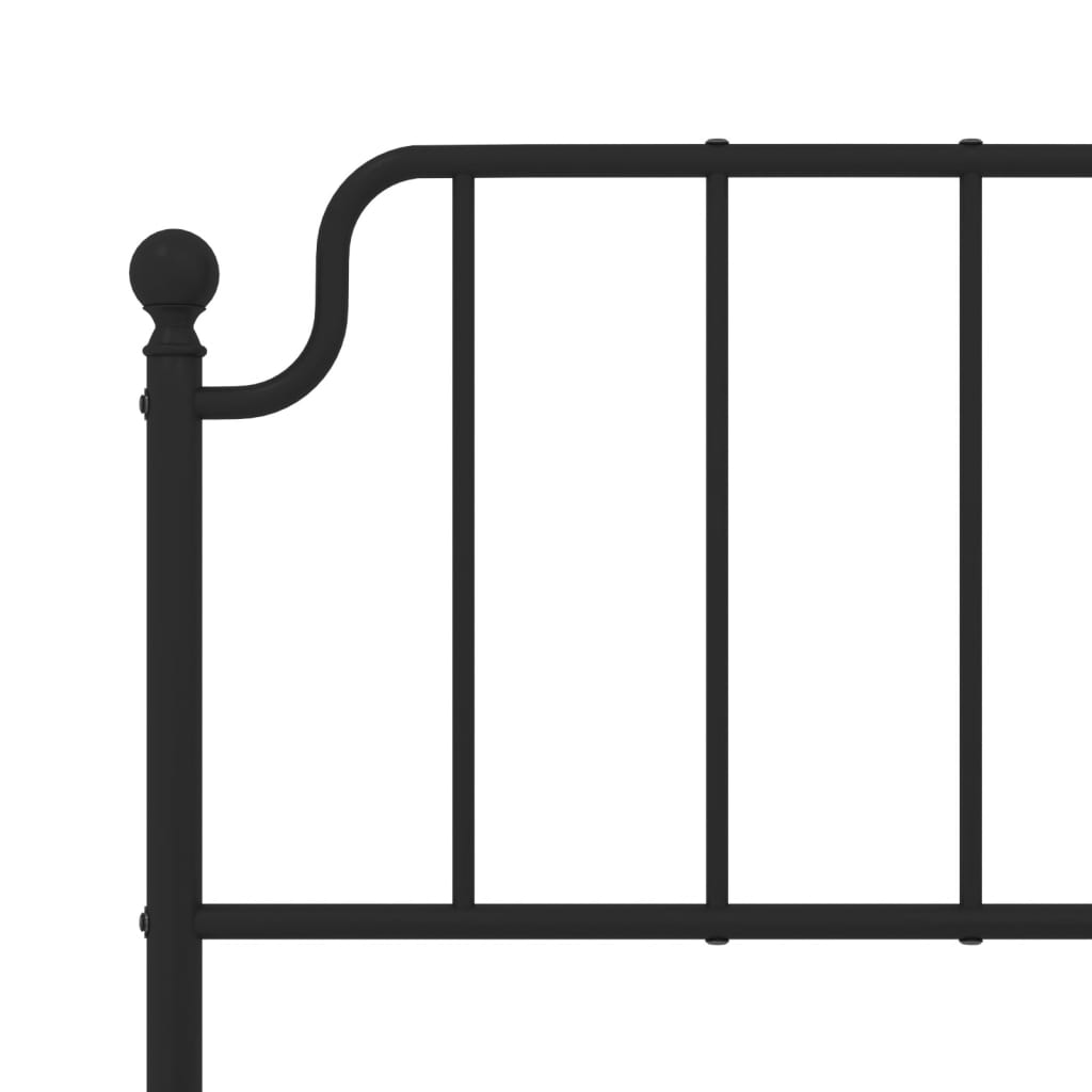 Metal Bed Frame With Headboard And Footboard 