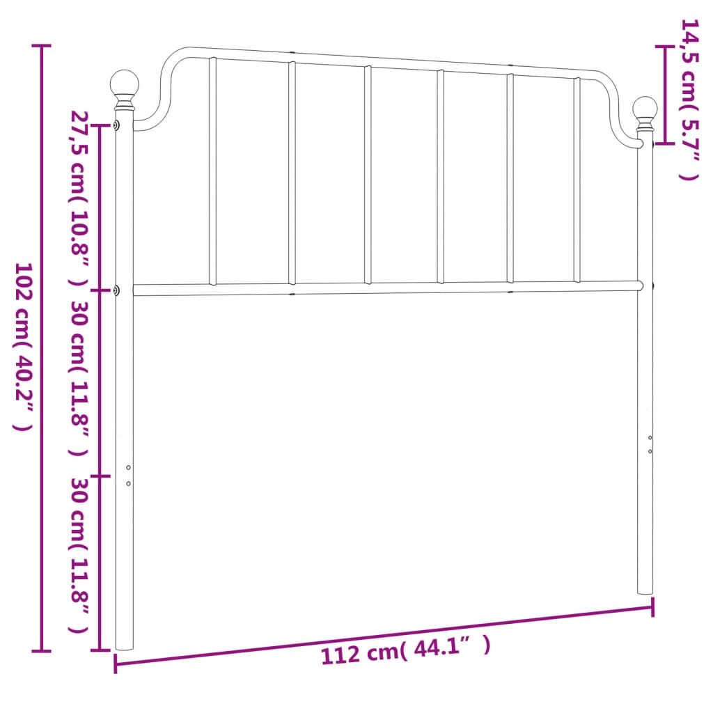 Metal Headboard