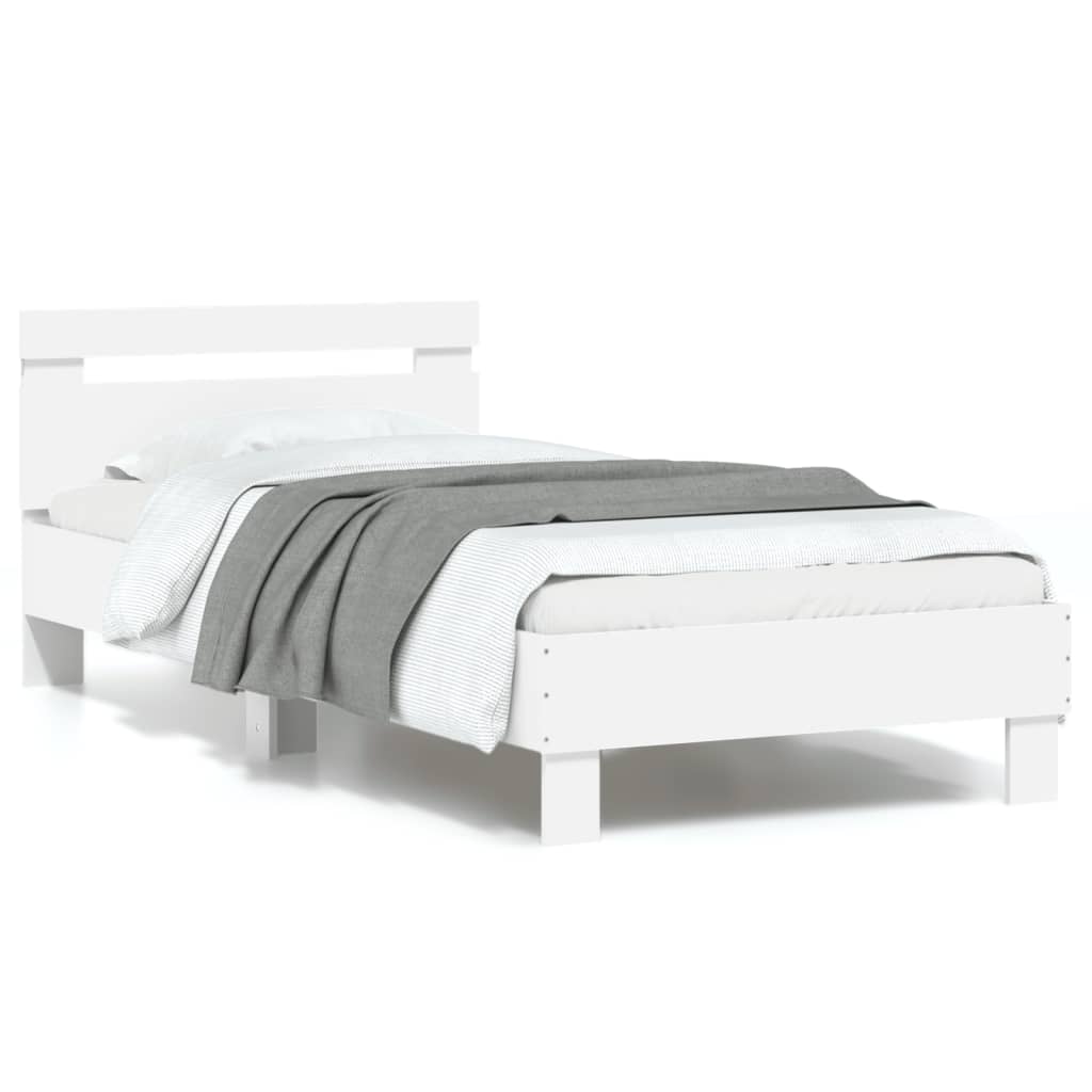 Bed Frame With Headboard And Led